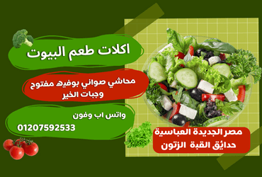 اكلات طعم البيوت (العباسية مصر الجديدة حدائق القبة )